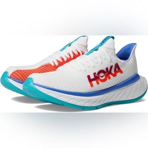 Hoka Carbon X 3 White/Flame Size 8.5